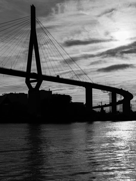 Hamburg, Hafen, Köhlbrandbrücke, 